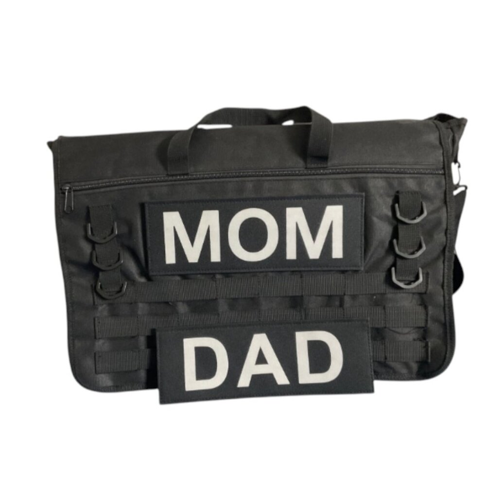 Share DAD/MOM Tatical Diaper Bag -ThinkGeek- Black
